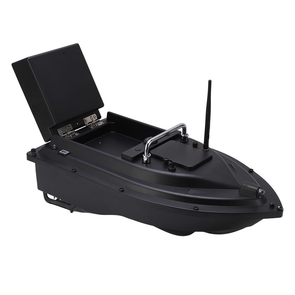Bait Boat Intelligent 2.4Ghzs One Hand Remote Control 2kg Load Bearing Black RC Fishing Bait Boat