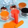 6Pcs/Set Nail Decoration Glitter Brown Nail Dip Powder Dipping Pigment for Gel Polish Manicure Accessories Art Supplies