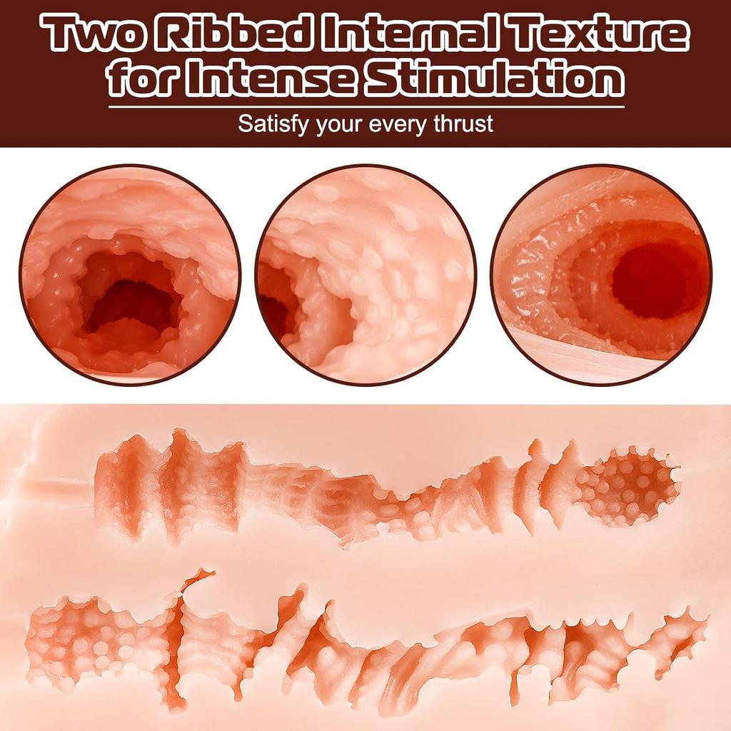 Adult Toys Sex Doll Hands-Free Masturbator 3D Realistic Soft Buttocks with Vagina Anal Pleasure Skin Color Adult Toy