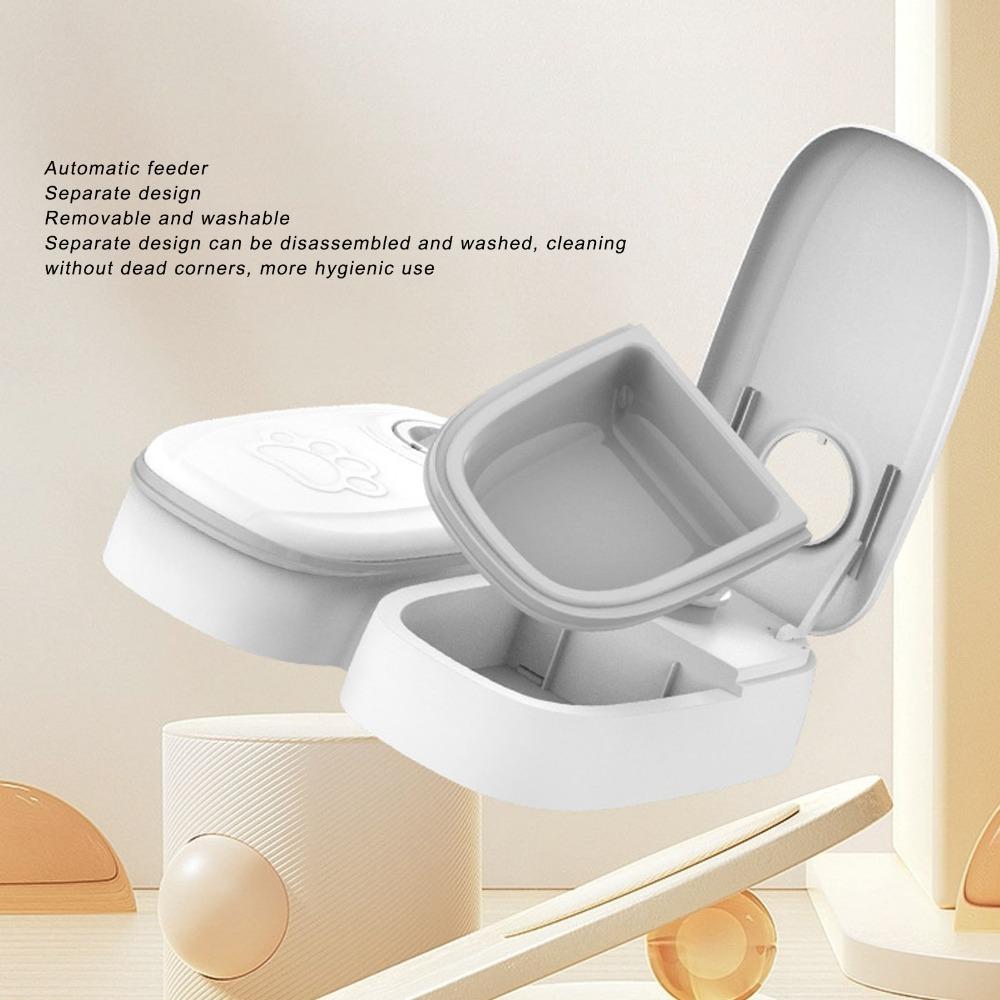 Multifunction Timed Cat Food Dispenser Intelligent Pet Feeder for Cats and Dogs