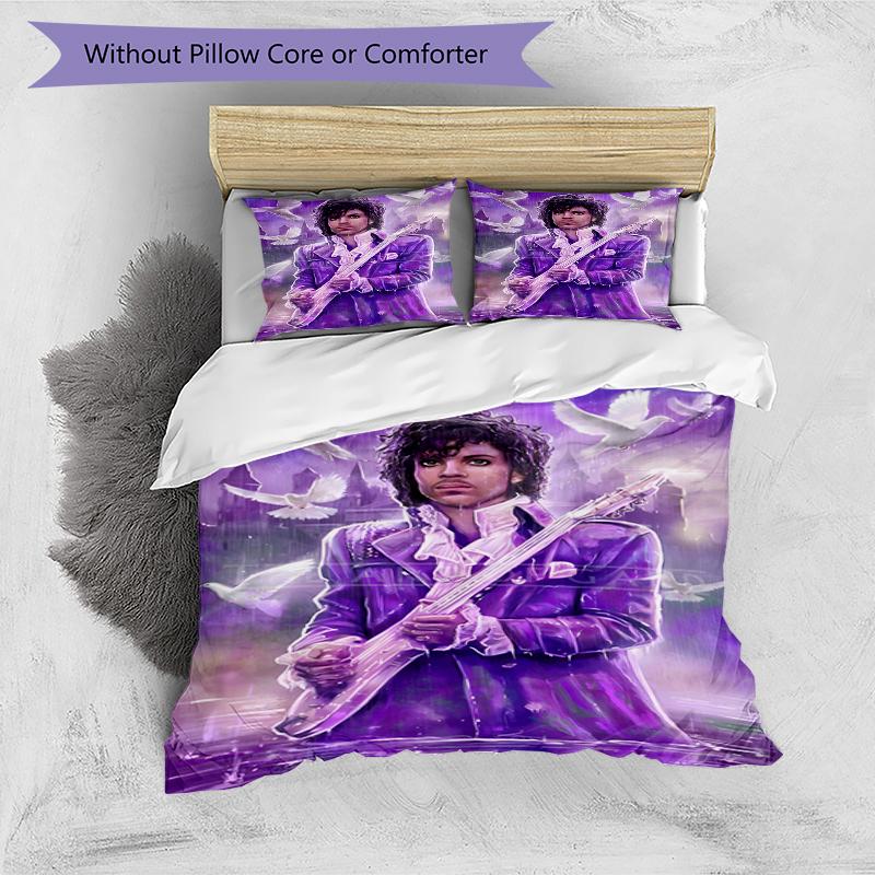 3pcs Prince3 Design Cover Set - HD Printed Bedding with 1 Cover and 2 Pillowcases - Perfect for Home and Dorm Decor