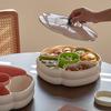 Поднос для закусок Разделенное сервировочное блюдо Кухонный декор Разделенные сервировочные миски 5 отделений Съемные блюда для домашнего бизнеса