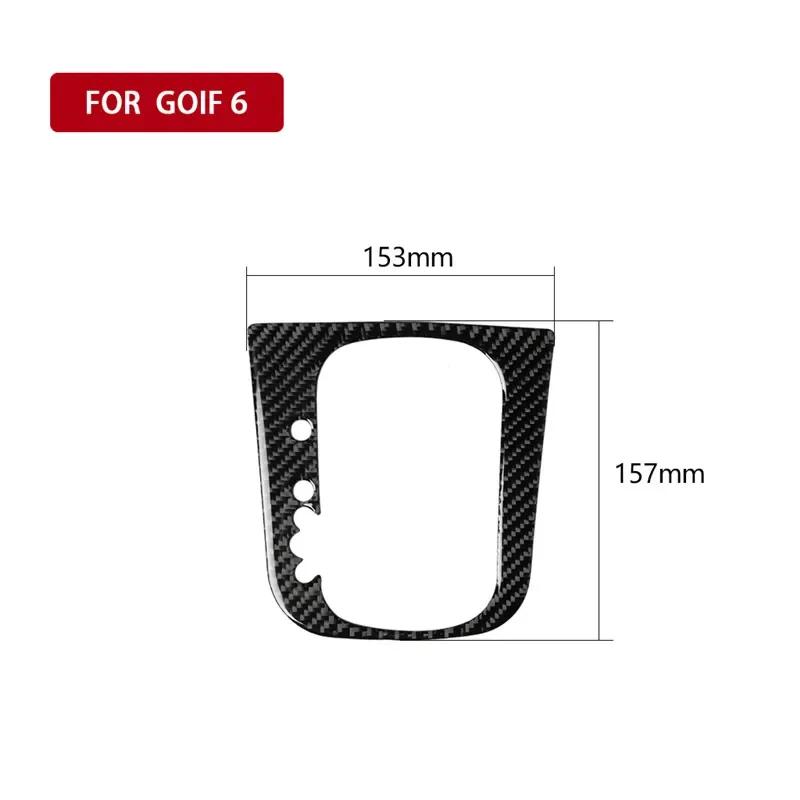 Подходит для golf 6 2008-2012 gti R MK6 scirocco 2009-2016 Автомобильные аксессуары карбоновая панель передач индивидуальная наклейка на автомобиль