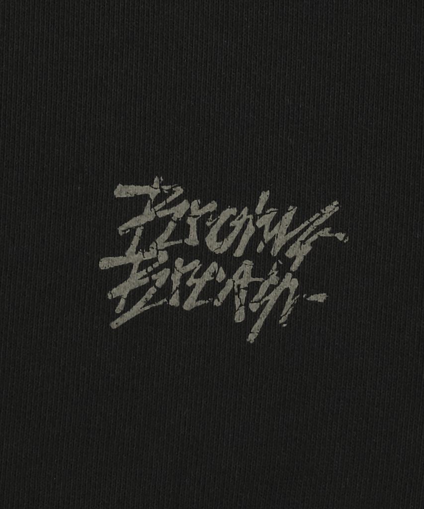 Brownbreath Crush Tag Грязная Толстовка на Молнии - Черная