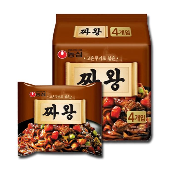 Nongshim Zha-Wang, корейская лапша Jajangmyeon 134 г x 4