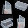 Квадратный пластиковый прозрачный прозрачный чехол для сбора ящика для хранения с крышкой