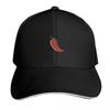 Chili Pepper Baseball Cap Snapback Flat Bill Strapback Dad Hat Six Panel Structured Crown