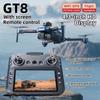 НОВЫЙ Дрон GT8 8K HD Двойные Камеры FPV 5G WiFi Бесколлекторный Двигатель Интеллектуальное Предотвращение Препятствий Складной Квадрокоптер Игрушка Подарок