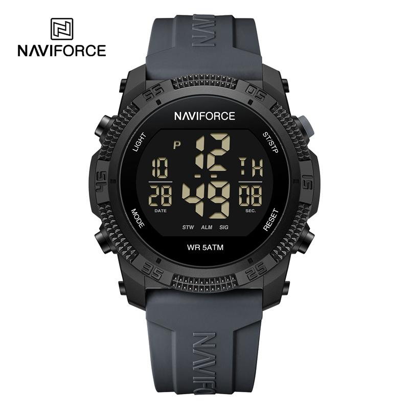 Naviforce Цифровые часы Унисекс водонепроницаемые подарочные наручные часы NF7104