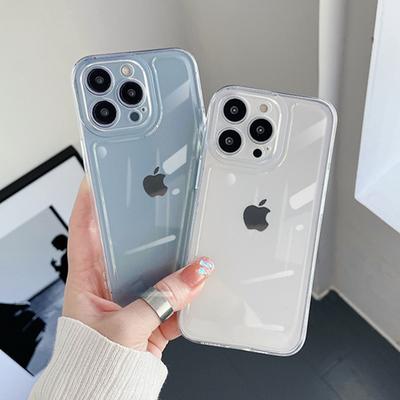 Роскошный воздушный прозрачный мягкий силиконовый чехол для Iphone 14 11 12 13 Pro Max Mini X Xs Xr 7 8 Plus 14pro Max прозрачный противоударный чехол
