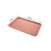 Nordic Style Rectangular Plastic Tray Household Thickened Food Plates Bread Pan Non-slip Tableware Storage Tray Kitchen Utensils