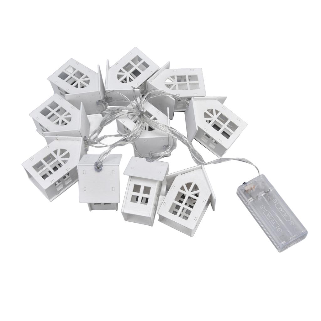 Holiday Light String 10 LED Battery Powered IP43 Waterproof Lamp String for Bedroom Garden Courtyard