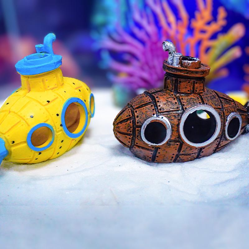 Смоляные подводные украшения, укрытие для креветок, пещера, ландшафтный дизайн, аксессуары для аквариума, украшения для аквариума