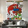 Mario Wall Hanging Printed Fabric Blanket Decorative Tapestries for Bedroom Living Room Home Decor