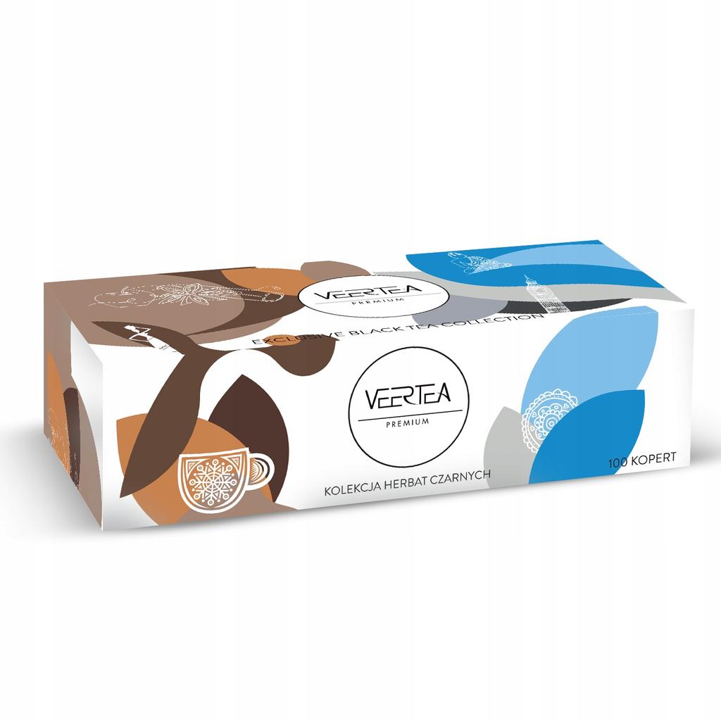 Veertea Black Tea Set 3 Flavors 100 Envelopes