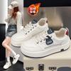 Little White Shoes Girls Versatile Autumn and Winter Flat Platform 2025 Summer New Internet Celebrity Orders Surge Casual Dad Sports Shoes