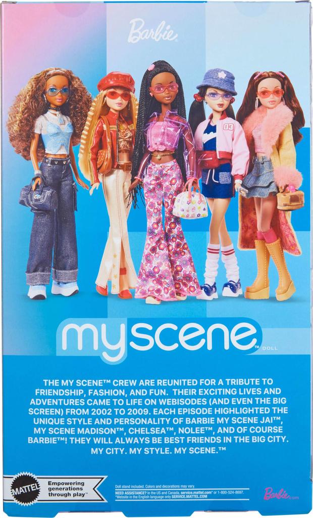 barbie Кукольный домик My Scene Jai Signature Black для ролевых игр для детей от 6 лет и JBH84 Игра в переодевание, Вверх,