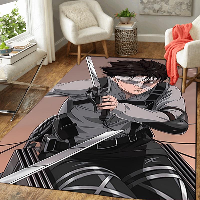 Attack on Titan Rug Floor Mat for Living Room or Bedroom Soft and Comfortable Carpet a Gift for Birthday and Holiday.NFF0928274