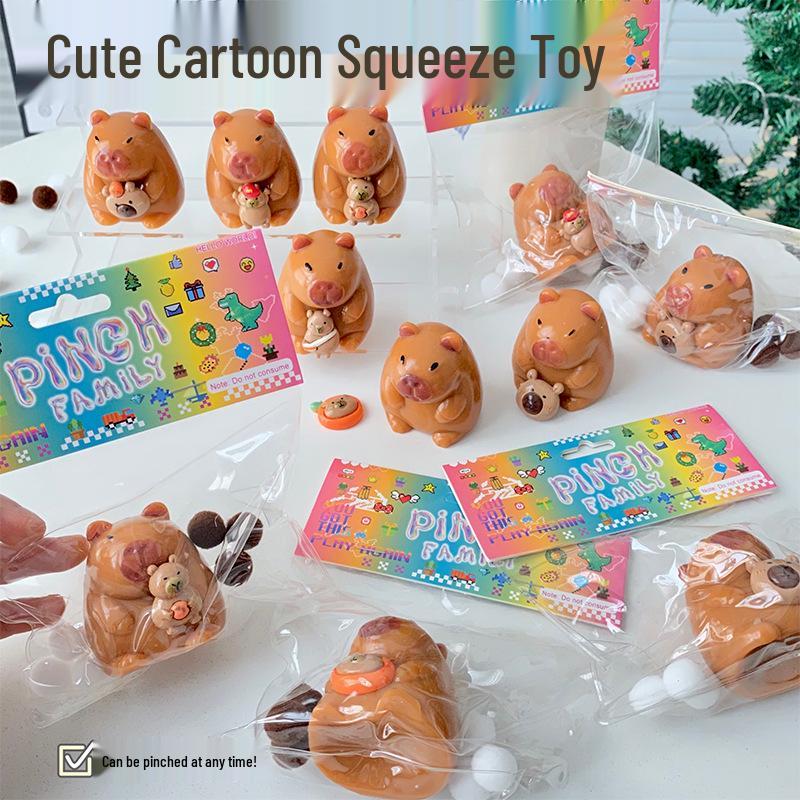 Capybara Soft Squishy Toy - Stress Relief & Creativity Boost for Students