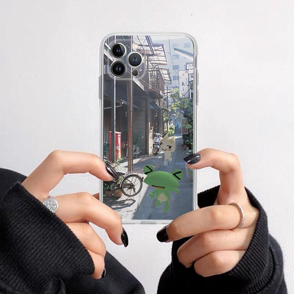 Inoue Toro CUTE Cat Phone Case for iPhone 16 15 8 7 6 6S Plus X SE XR XS 14 11 12 13 Mini Pro Max Mobile Case