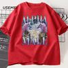 Alpha Male Unicorn Cat TShirt Unisex Ironic 90s Vintage Funny Rainbow Meme Tee Shirt Weird Cat T Shirt Casual Cotton Clothes