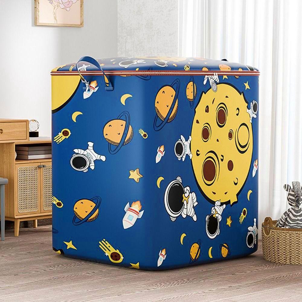 Large Capacity Foldable Storage Bag Non-woven Fabric Luggage Moving Bag Household