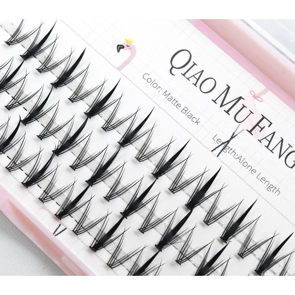 Карикатурные Одинарные Пучки Густые Имитация Ресниц Накладные Ресницы Макияж Глаз Натуральные