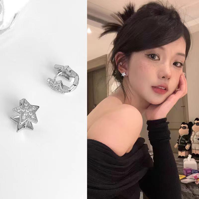 Серьги-кольца из стерлингового серебра 925 пробы: 2025 Современный Нишевый Дизайн - Элегантный и Роскошный для Женщин