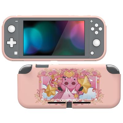 Защитный чехол на заказ, совместимый с чехлом PlayVital для Switch, совместимый со Switch, милый кот (мягкий) Lite, (мягкий) Лайт, [Розовый VV]
