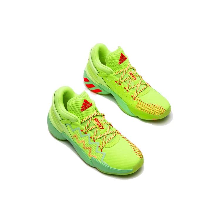 adidas D.O.N. Issue #2 GCA 'Spida Sense' (Unisex) Glory Mint / Signal Green / Solar Red Basketball Shoes FW9035