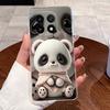 Для Vivo iQOO 15 Чехол Прозрачный Роскошный Милый Заяц с Сердечками Забавный Рисунок Тонкий Мягкий ТПУ Силиконовый Чехол для Телефона Для Vivo iQOO15 Задняя Крышка