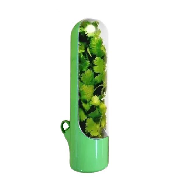 Холодильник Herb Crisper Saver Pod Container Бутылка для консервирования овощей Сохраните зелень/кинзу/мяту/петрушку/спаржу свежими дома