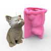 Большие Кошки Декорация 3D Форма для Свечей и Мыла DIY Форма для Эпоксидной Смолы для Свечей Ручной Работы Ароматический Воск Формы для Мыла для Декорации