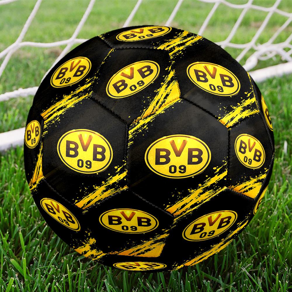 Bvb Soccer Ball Design Printed Size 5 Soccer Balls, High-Quality, Anti-Slip, Protective Football, A Unique Gift , Birthdays, Christmas Gifts