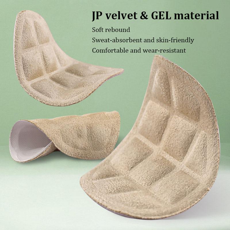 Гелевые силиконовые плюсневые подушечки для женщин, амортизирующие подушечки для ног, противоскользящие подушечки для передней части стопы, вставки для пальцев ног, облегчение боли