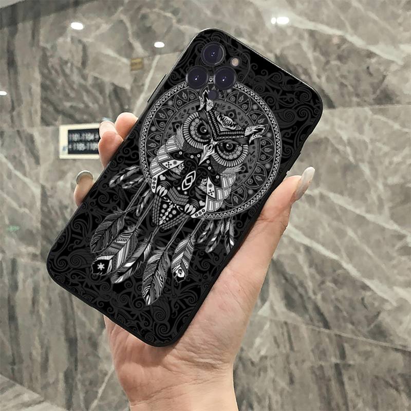 YNDFCNB Чехол для телефона с рисунком совы для iPhone 8 7 6 6S Plus X SE 2020 XR XS 14 11 12 13 Mini Pro Max