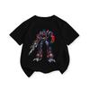 Summer Candy Colored Childrens Tshirt New Transformers Optimus Prime Pure Cotton Printed Parentchild Casual Fashion Tshirt