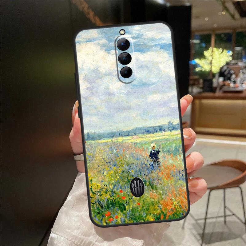 Чехол с картиной Клода Моне для ZTE Nubia Red Magic 8S 8 9 Pro Plus Red Magic 6 7 Pro 6S 7S Pro 5G 5S 6R Funda