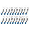 50Pcs Blue Fishing Line To Hook Swivels Shank Clip Connector For Fishing