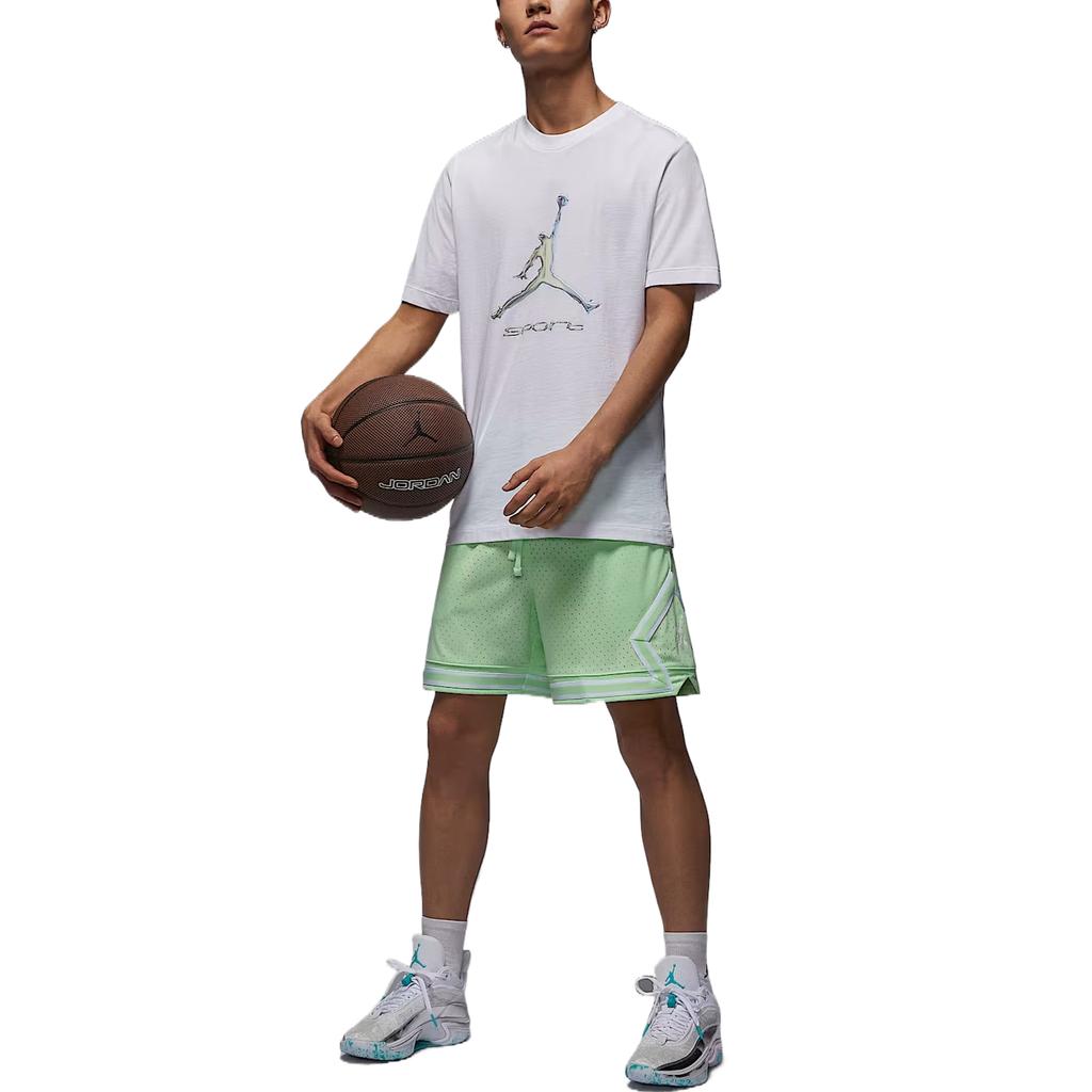 Новые повседневные шорты Jordan Dri FIT Diamond для мужчин, цвет Vapor Green HF9911-376