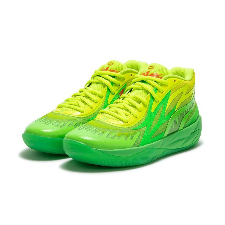 Кроссовки унисекс Nickelodeon x Puma MB.02 Slime Зеленый Флуоресцентно-зеленый Лаймовый 377584-01