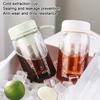 450/600ML Cold Brew Cup with Scale Filter Food Grade Large Capacity Portable Travel Tea Bottle Cold Brew Coffee Maker Jar