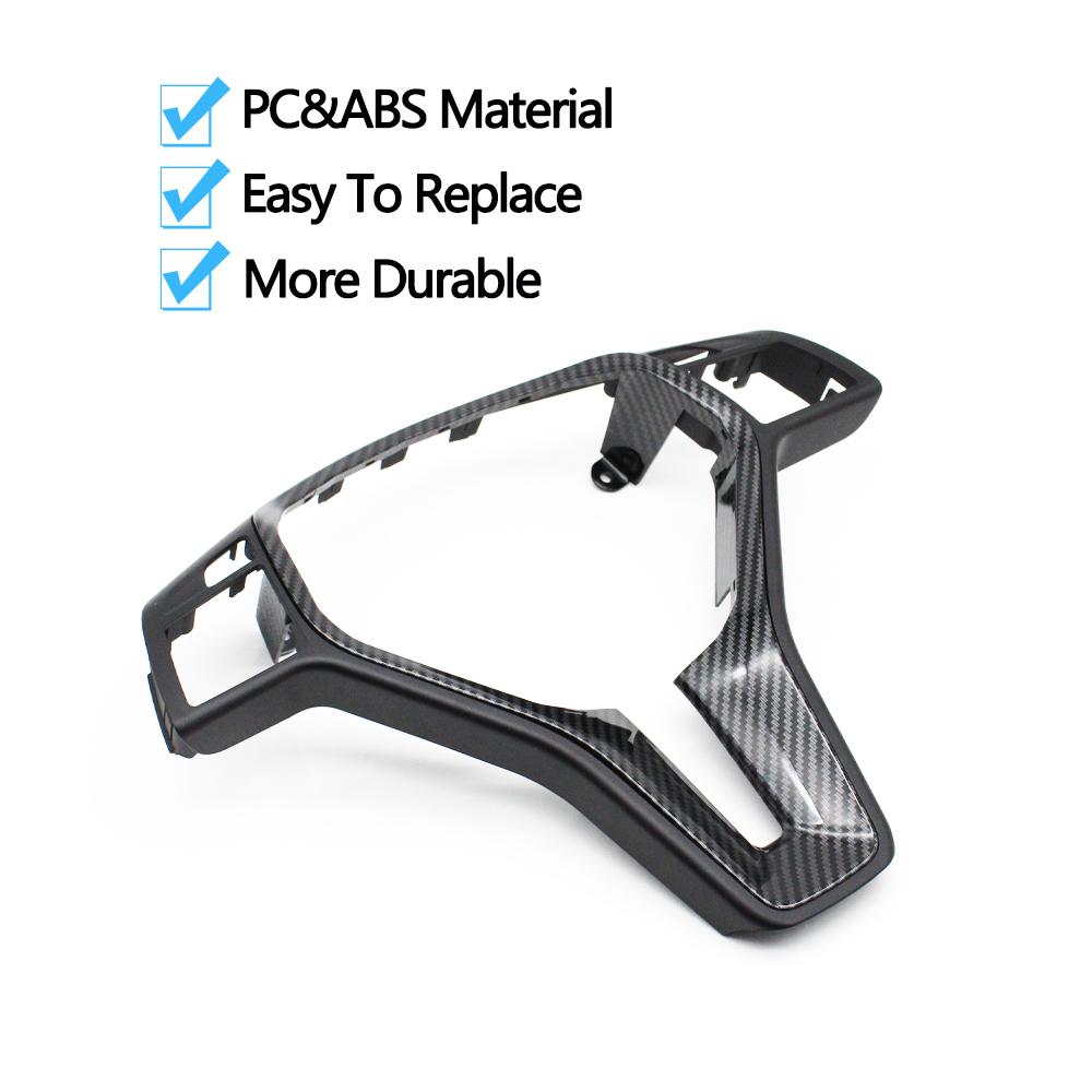 Автомобильная хромированная накладка на руль из углеродного волокна для Mercedes BENZ CE Class W176 W246 W204 W212 GLK204 W156 W117