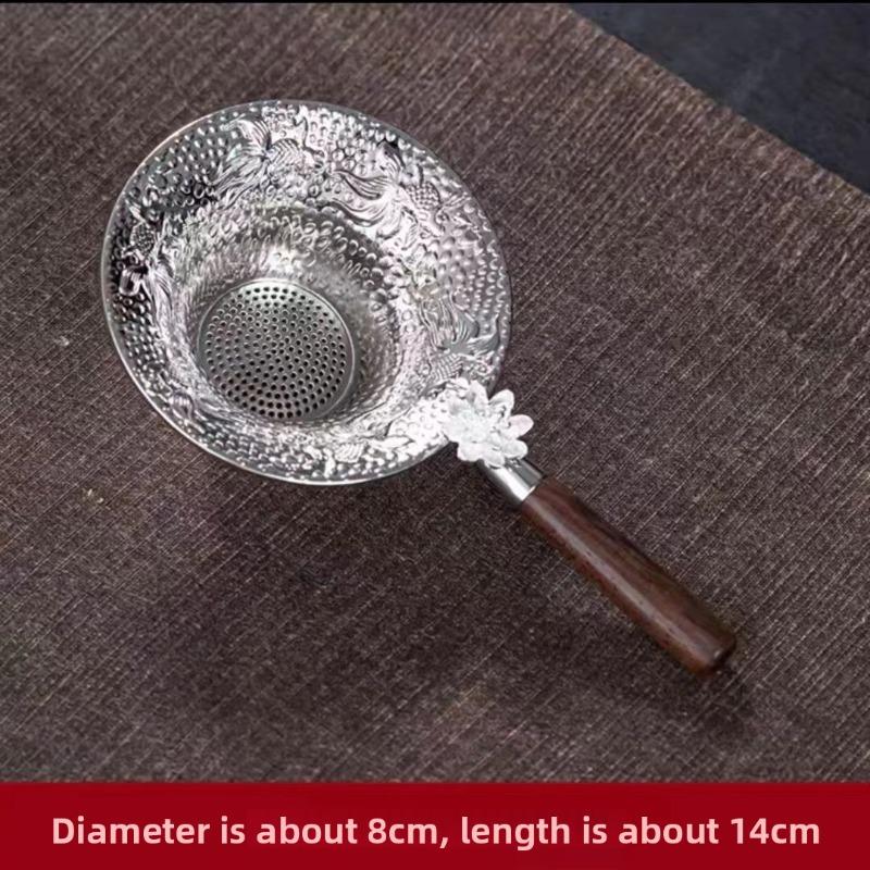 Металлическое сетчатое ситечко для чая, фильтр-сито из нержавеющей стали, чайная посуда, кружевной слив для чая, полезные заварочные устройства для чая, кухонные аксессуары