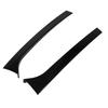 2 шт. Спойлер заднего стекла Глянцевый черный Левая Правая Боковая накладка крыла для Superb 2008‑2015