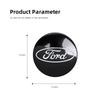 Новая наклейка на автомобиль 2026 г. 4 шт. Колпачок ступицы колеса Ford Значок Шильдик Наклейка Автоаксессуары Для Ford Focus Fiesta C-Max ST Mo