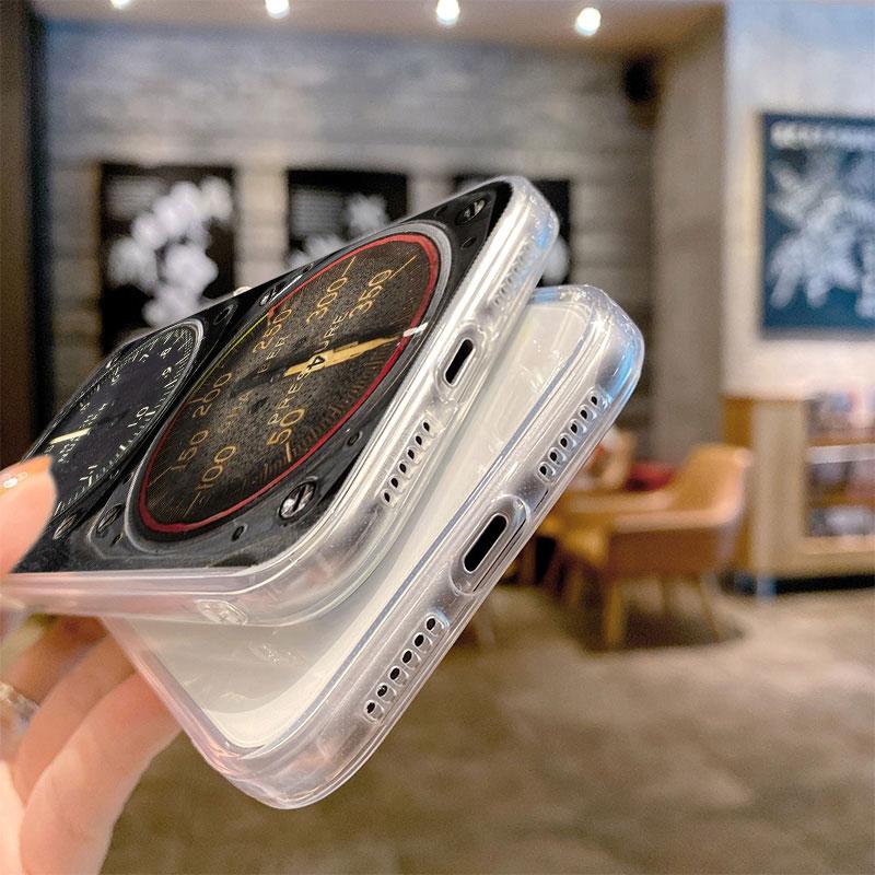 Прозрачный чехол для Apple iPhone 13 Pro 11 14 12 7 8 Plus SE 2022 XR X Чехол для телефона авиационный самолет вертолет кабина прибор