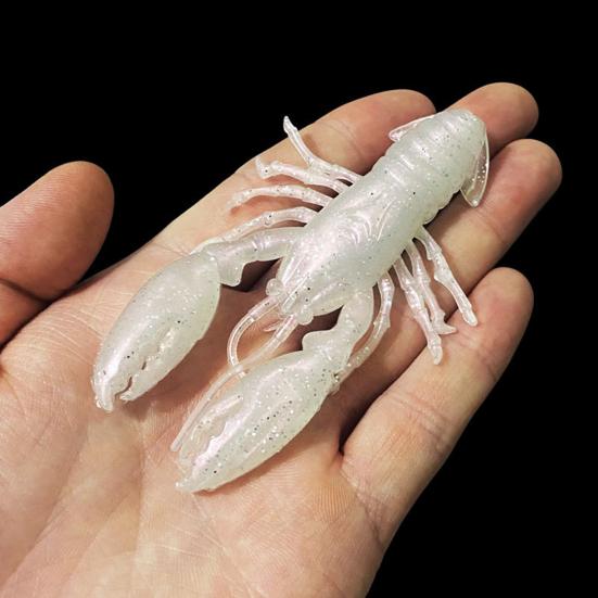 Креветка Мягкая Приманка Рыболовная Приманка с Острыми Крючками Реалистичный Внешний Вид Яркий Цвет Обтекаемая Искусственная Приманка Поддельная Приманка