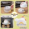 Akebono Sangyo Easy To Use In the Boiled Egg Chicken Type for 4 White Microwave! RE-1506