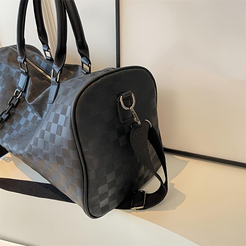 1 шт. Ретро большая вместительная сумка для хранения, водонепроницаемая большая сумка для фитнеса на молнии, подходит для плавания, фитнеса, командировки, спорта